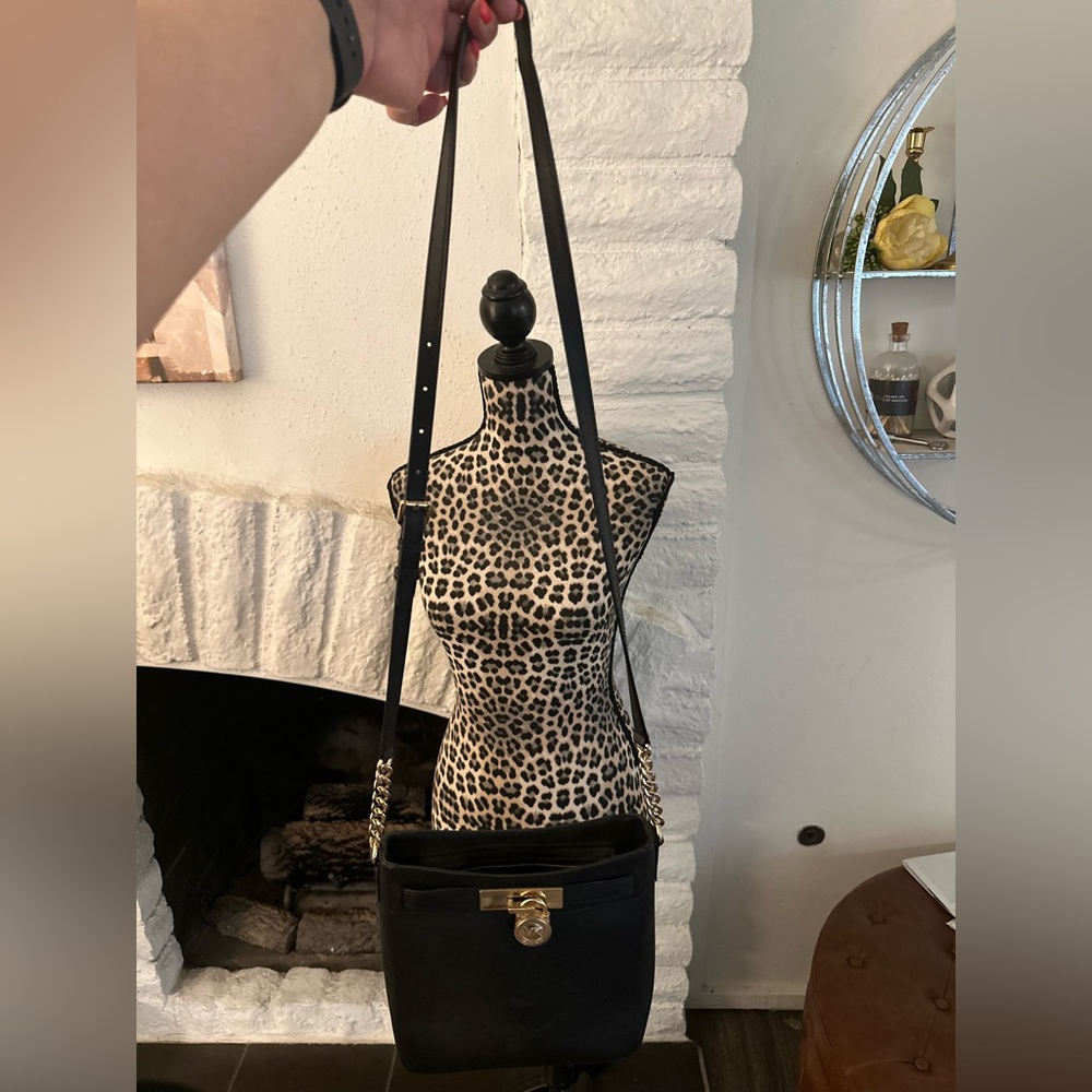 MK pre-loved black crossbody purse